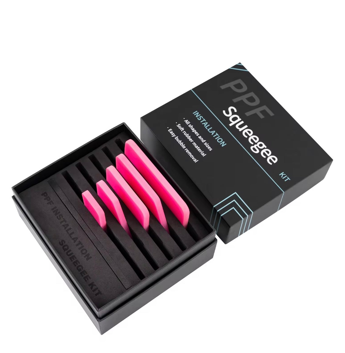 Zestaw 5-ciu rakli do PPF Candy Pink